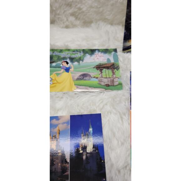 Vintage Disney Lot of 5 Postcards Maleficent Snow White Disney Castles READ - Picture 4 of 14